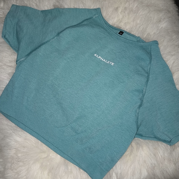 Alphalete seamless crop top Capri Sun size M - Picture 1 of 2